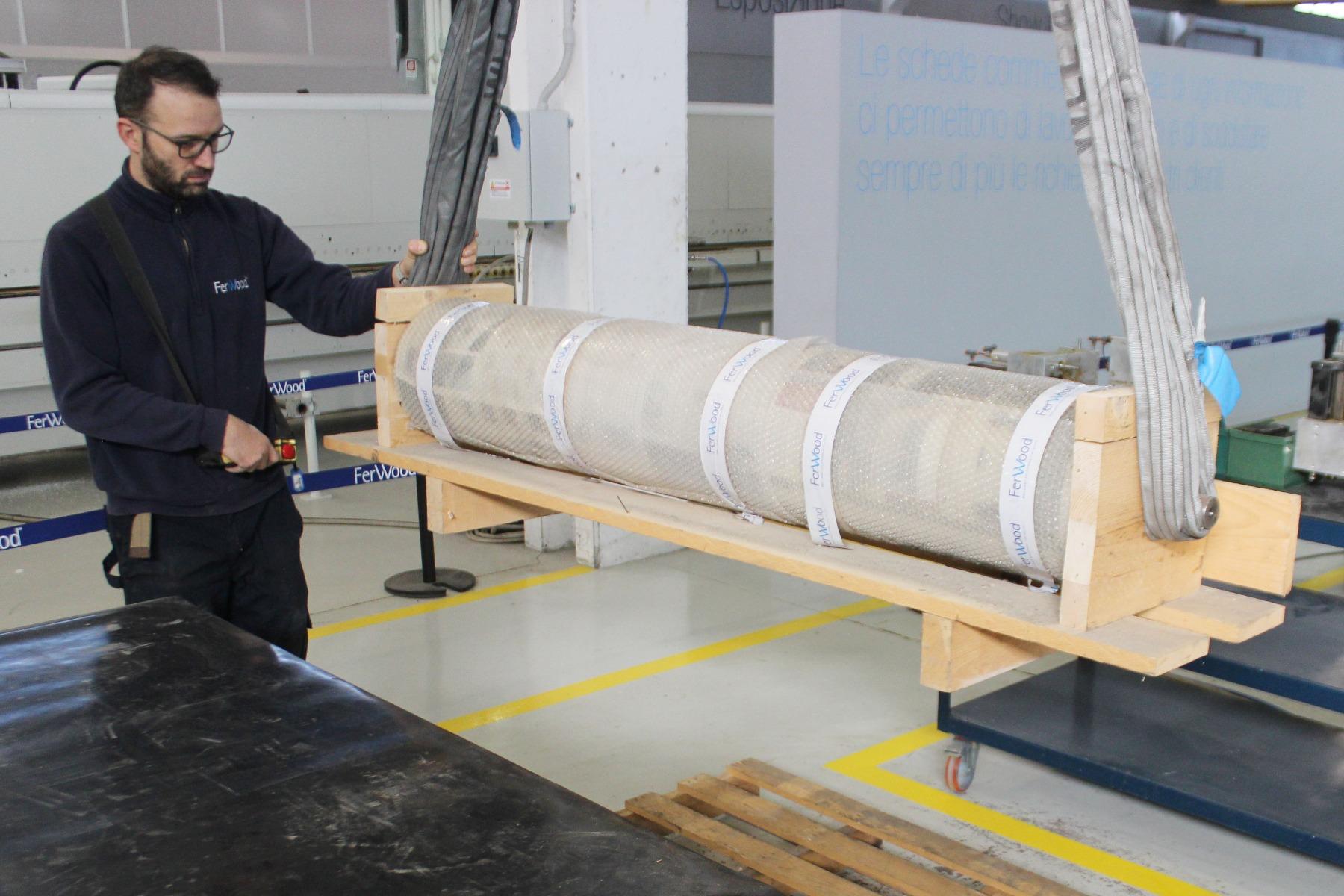 Gommatura Rulli e Calibratura