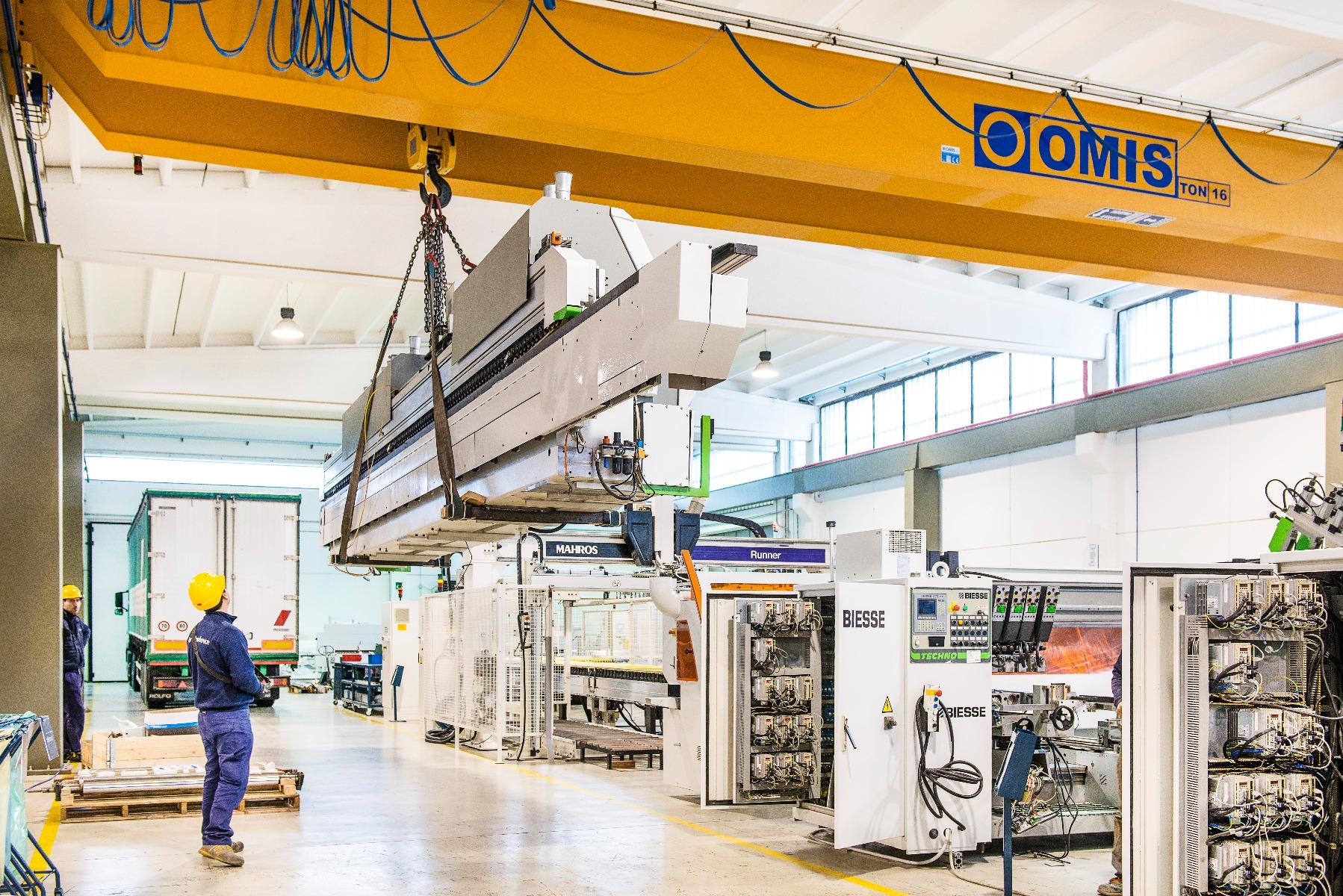 Movimentazione macchinari